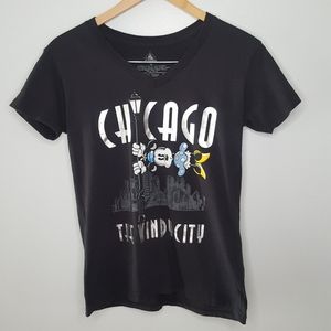 Disney Minnie Mouse Chicago The Windy City Graphic Tee Size Extra Small XS